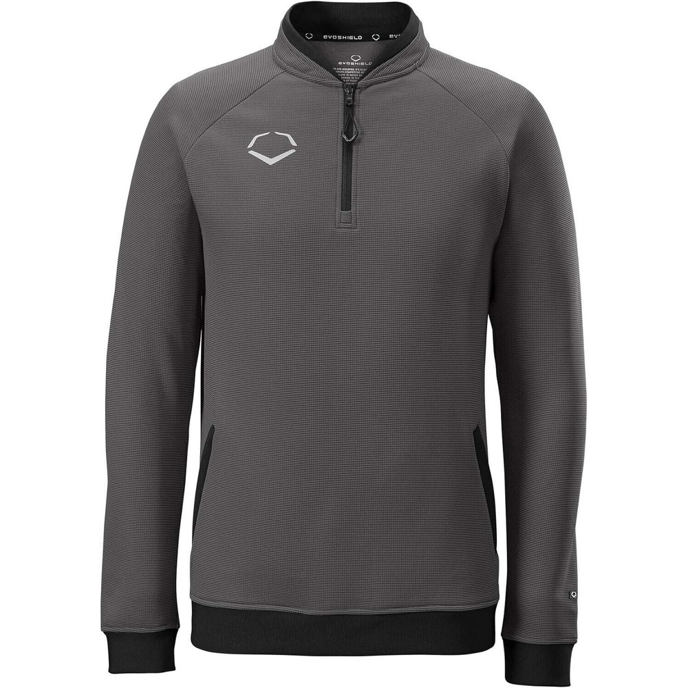 NWT EvoShield Heater 1/4 Zip Pullover Fleece Warm Up Batting Baseball Mens Small